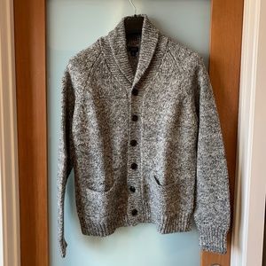 J. Crew shawl collar front pockets cardigan